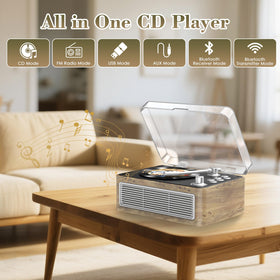Gueray top open CD tray showing disc in play position, protects media