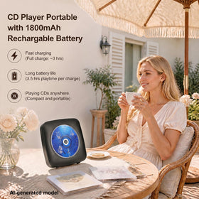 Gueray top open with CD showing smooth disc loading benefit
