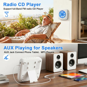 Gueray USB and AUX ports displayed for versatile connections