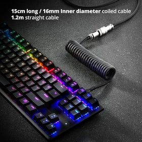 GUNMJO Pro 1.2 m straight segment pairs with compact 5.9 in coiled section.