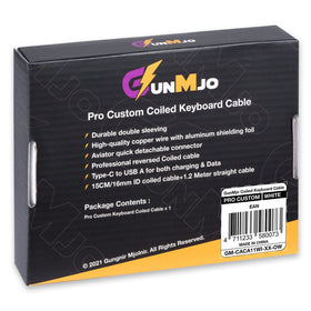 GUNMJO Pro full-length cable with coil and straight section visible