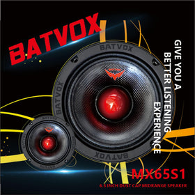 MX65S1 midrange frequency response supports vocals and instruments.