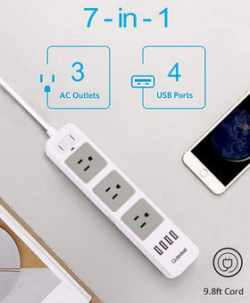 Gutedeal two-prong USB charging panel for quick device powering.