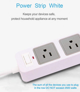 Gutedeal widely spaced outlets fit larger plugs.