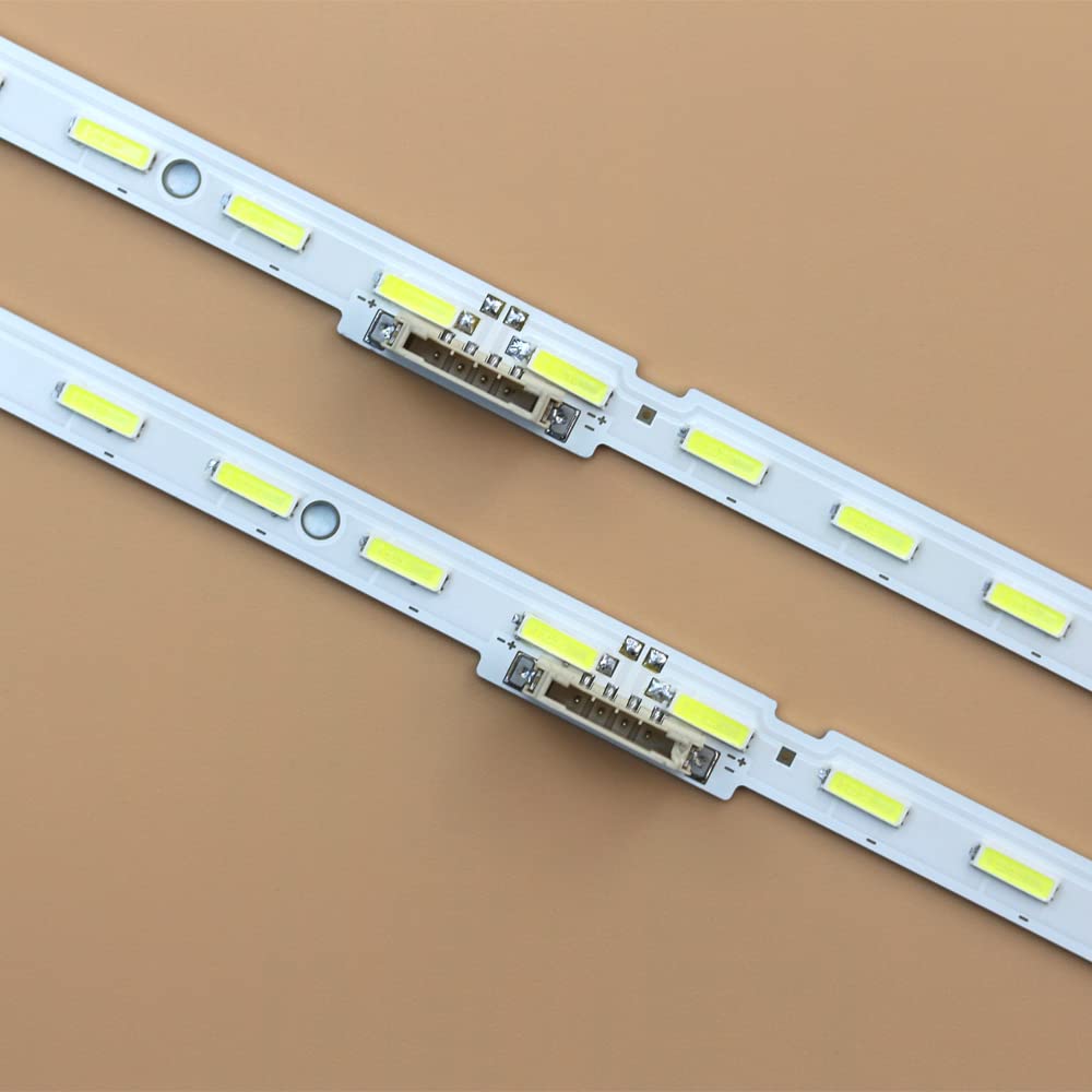 GuuYebe strips mounted inside a 65-inch TV illustrating repaired backlight