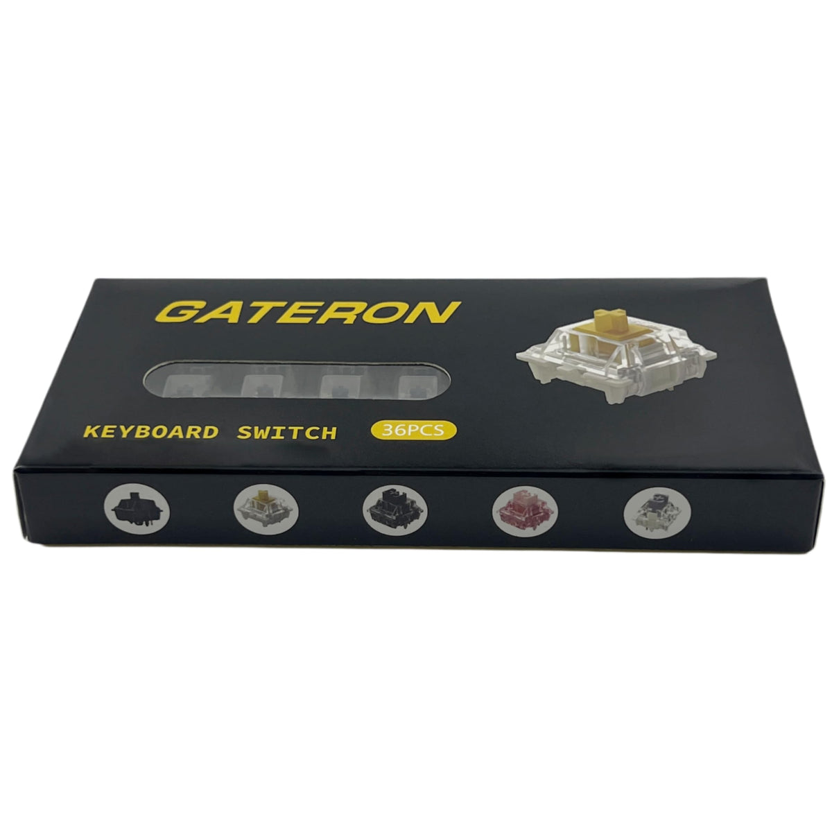 GUYEKS Milky Yellow Pro V2 switches deliver smooth keystrokes on MX keyboards.