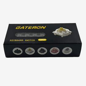 GUYEKS Gateron Milky Yellow Pro V2 switch ready to install, pre-lubed.
