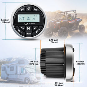 GUZARE heat sink design maintains cool performance on long rides.