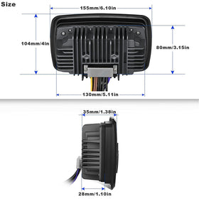 Guzare IPX6 waterproof system on boats and golf carts