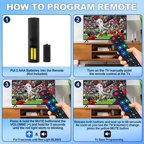 Gvirtue remote packaging with quick-start guide and warranty info.