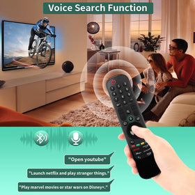 Gvirtue MR22GN remote shows NFC not included, saving you confusion and setup steps