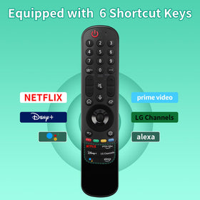 Gvirtue MR22GN quick-pairing image demonstrates simple setup for new LG TVs