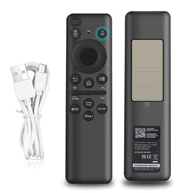 Gvirtue remote front view showing buttons and sleek design for easy control