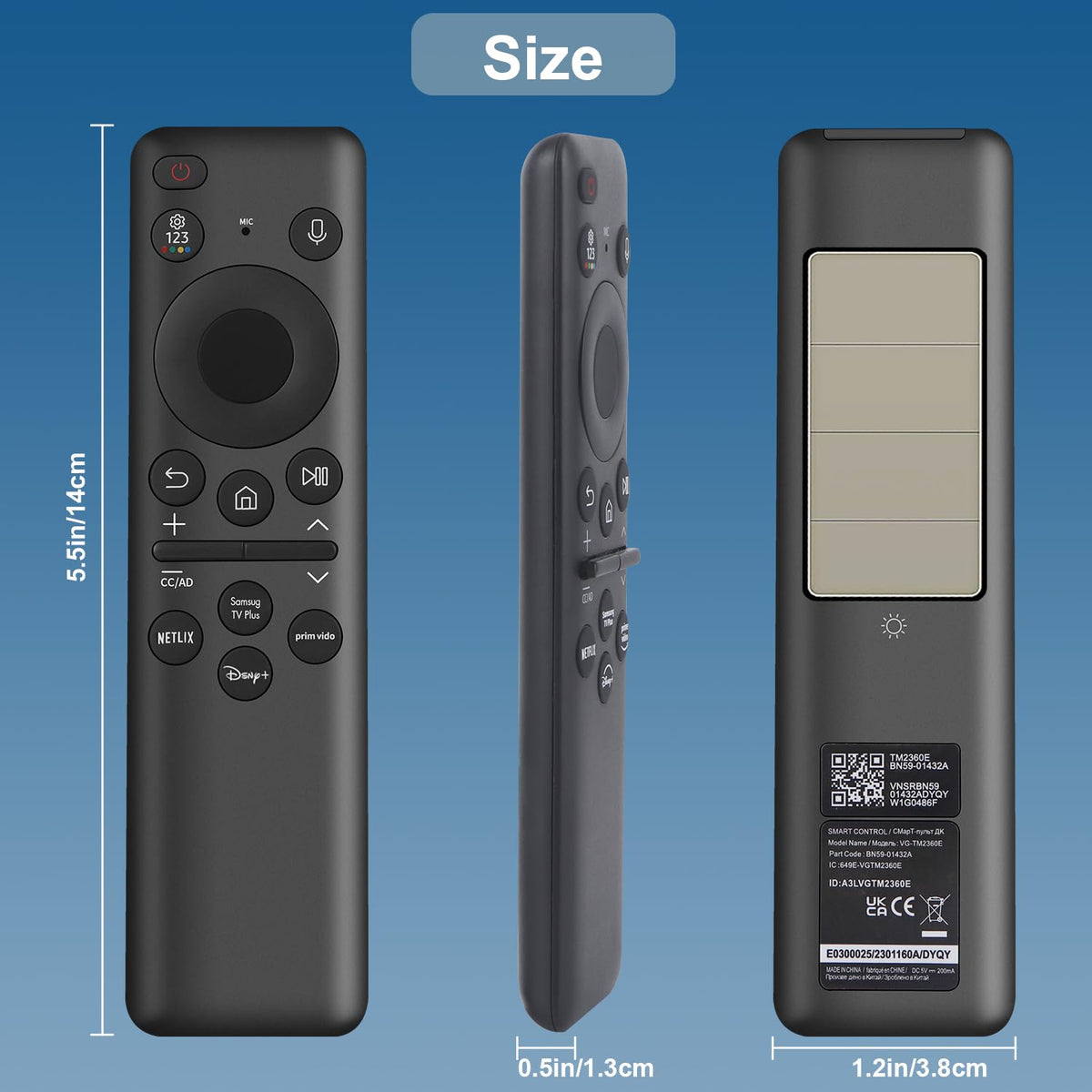 Gvirtue remote on coffee table in living room demonstrating convenient control