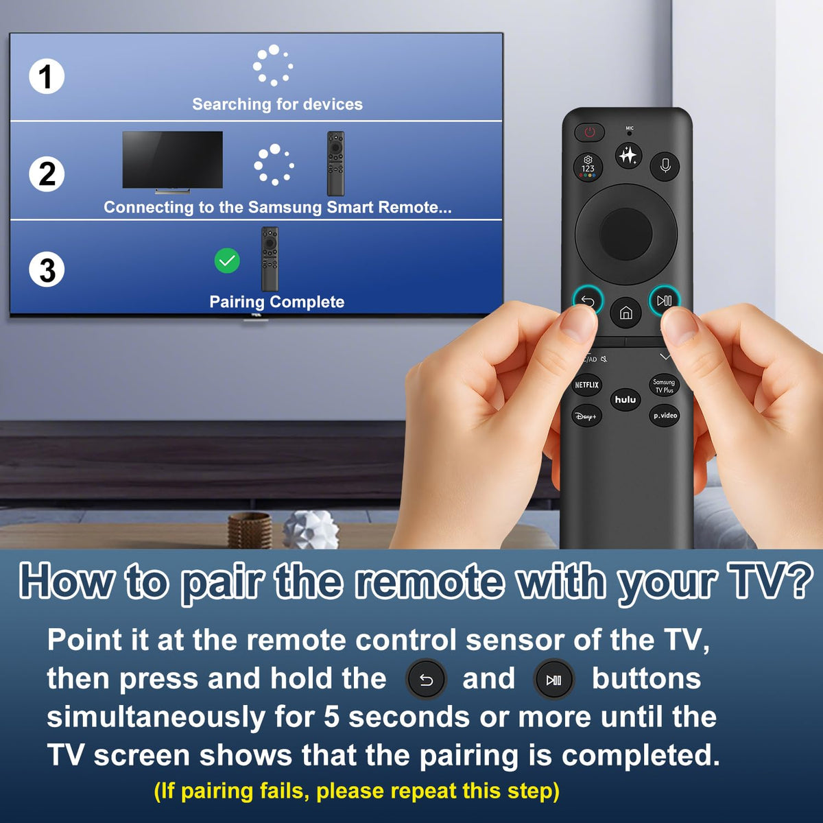 Gvirtue replacement Samsung remote compatibility list across 2019–2025 models.