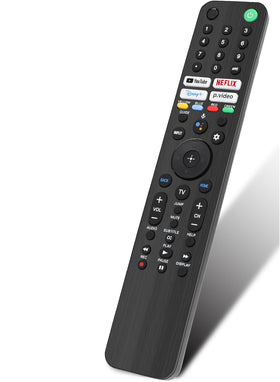 Gvirtue RMF-TX520U front view remote with broad Sony Bravia TV compatibility