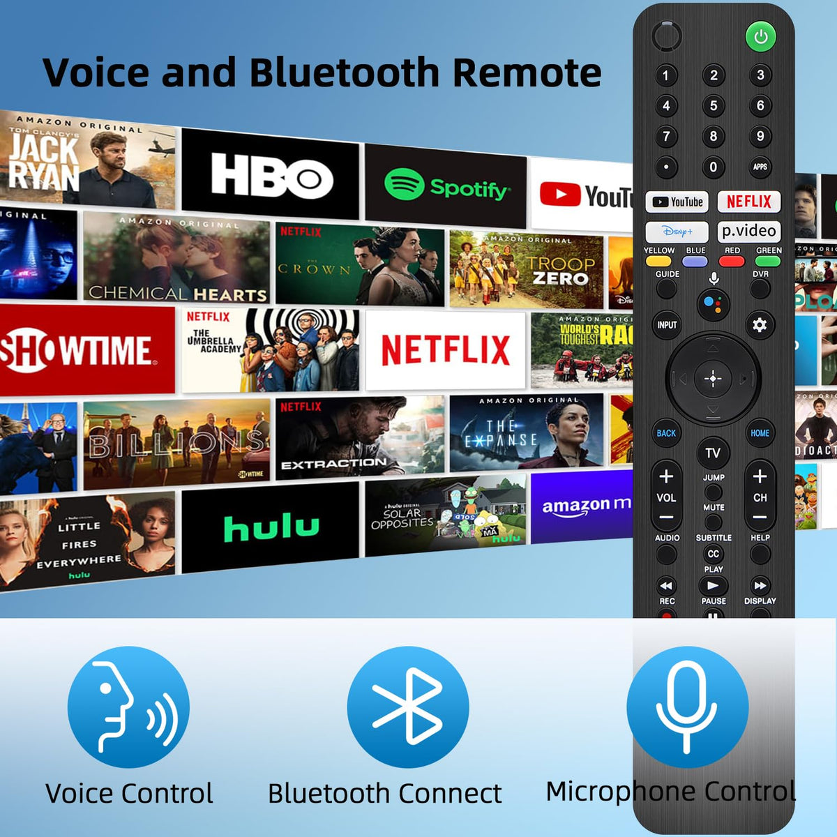RMF-TX520U YouTube shortcut button for quick streaming access