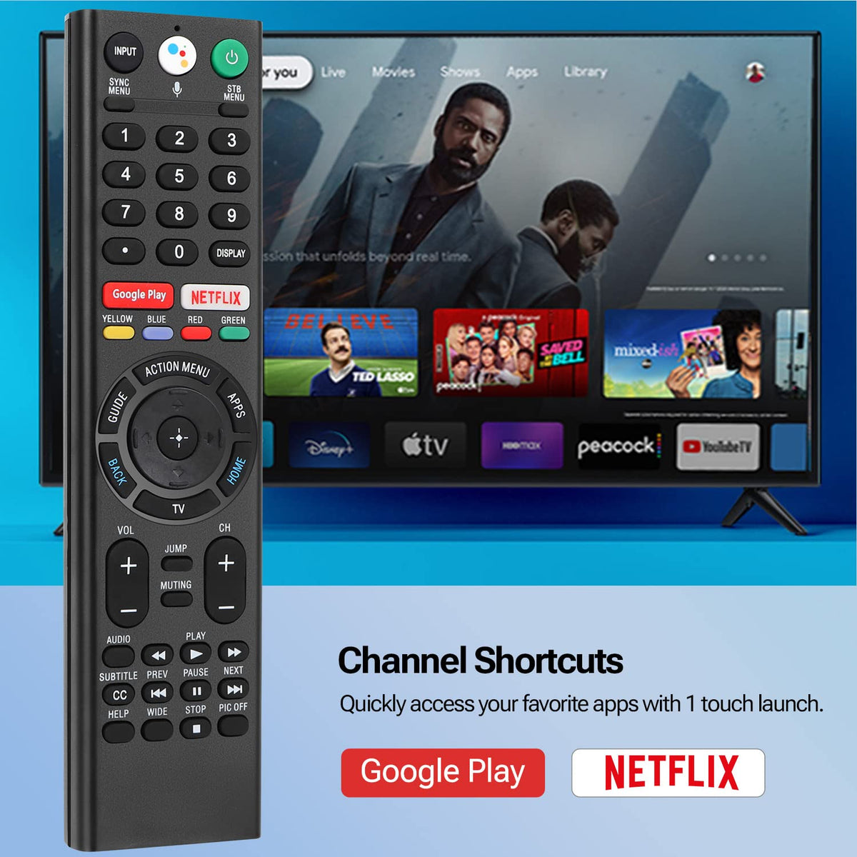 Gvirtue RMF-TX310U remote in-hand grip for comfortable use