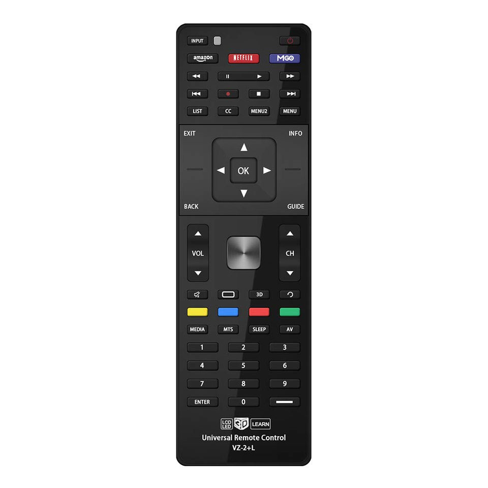 Gvirtue universal remote compatible with Vizio TVs for easy control