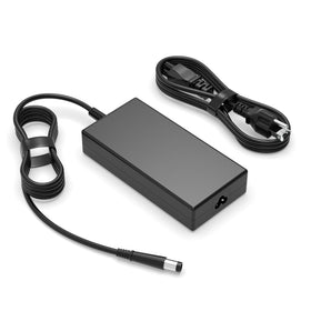 GVKRLXZ 180W AC adapter front view showing Dell compatibility