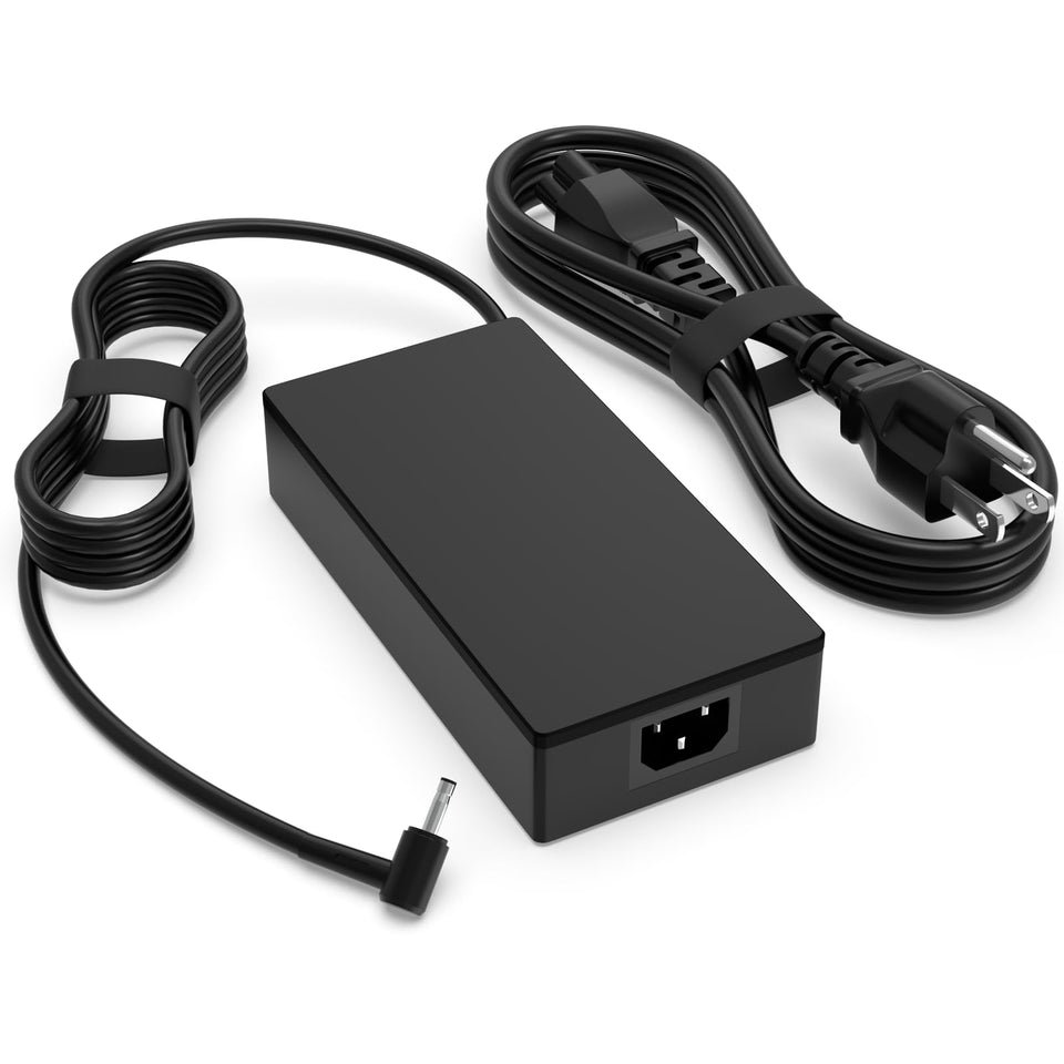 gvkrlxz front adapter showing ports and label, ensures reliable power