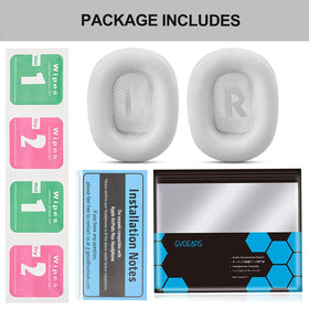 G GVOEARS replacement kit includes pads and Velcro for tidy setup