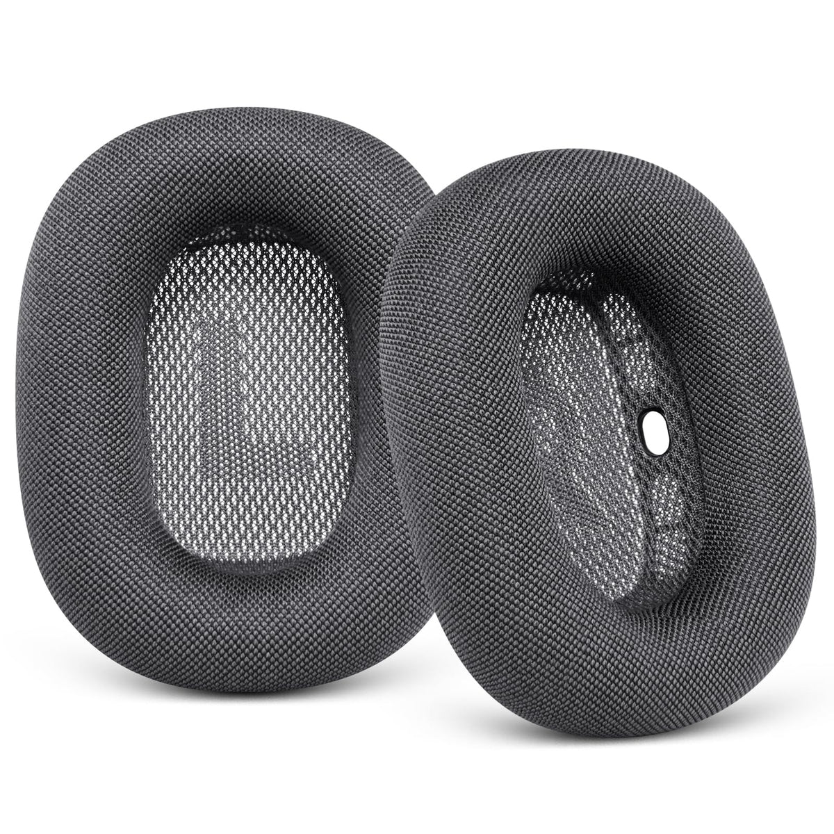 G GVOEARS AirPods Max mesh ear cushions in space gray enhance comfort and fit