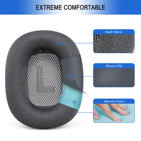 G GVOEARS AirPods Max mesh cover reduces ear fatigue during long sessions