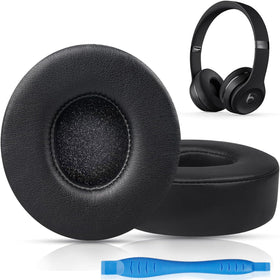 Gvoears Beats Solo 3 earpads front view with thicker memory foam for comfort
