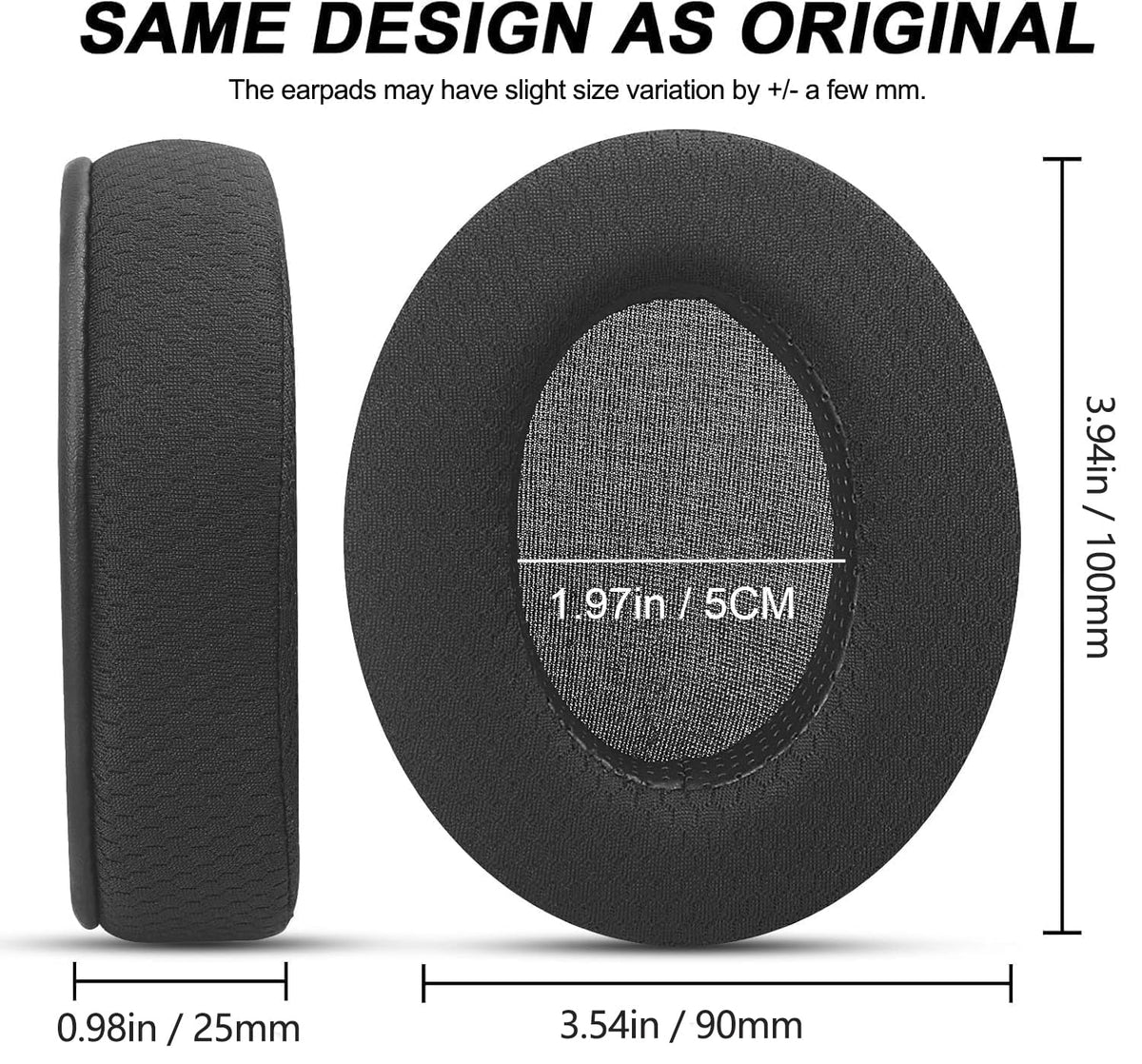 GVOEARS Audio-Technica M50X cushions offer snug comfort.
