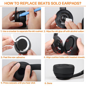 Gvoears stitched earpads detail for durability