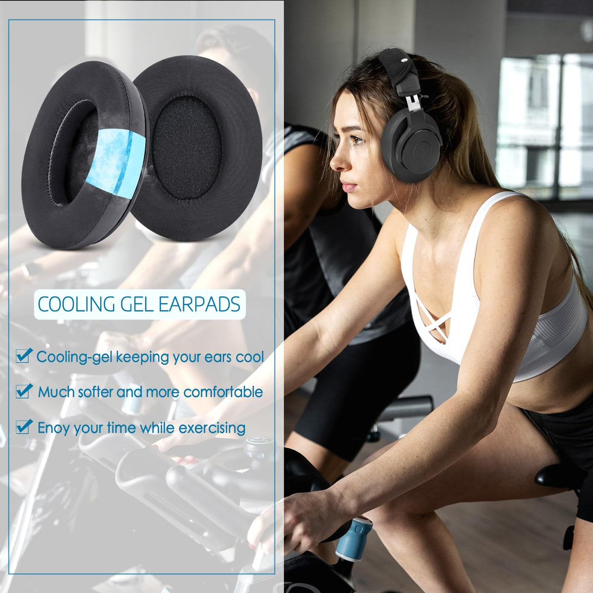 GVOEARS easy install earpads require no tools for quick refresh.
