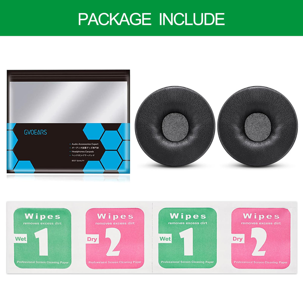 G GVOEARS ear pads in a home office setting showing comfort during work
