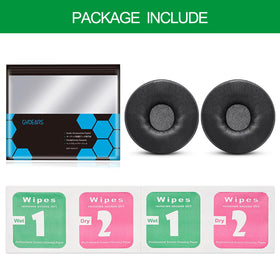 G GVOEARS ear pads in a home office setting showing comfort during work