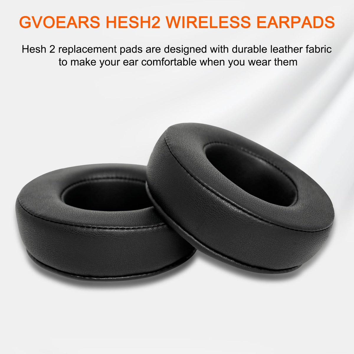 G GVOEARS material label and seam detail demonstrating durable leather cover