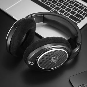 Gvoears ear pads on headphones in home desk scene improving long-session comfort