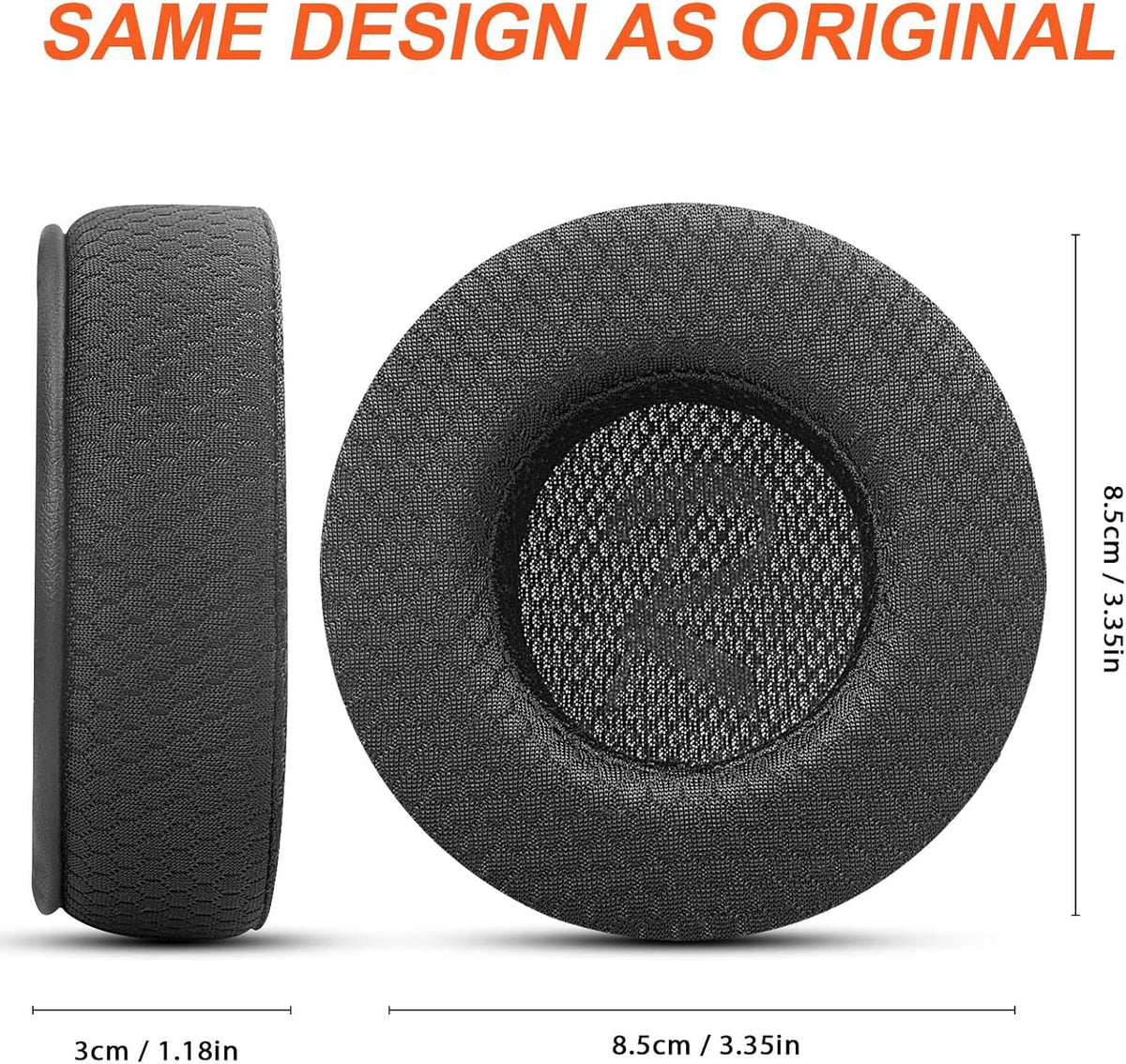 Gvoears memory foam ear pads provide plush support