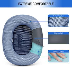 GVOEARS memory foam padding provides better ear seal and comfort