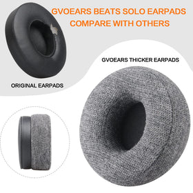 G GVOEARS replacement earpad set includes adhesives and tools for quick swap.