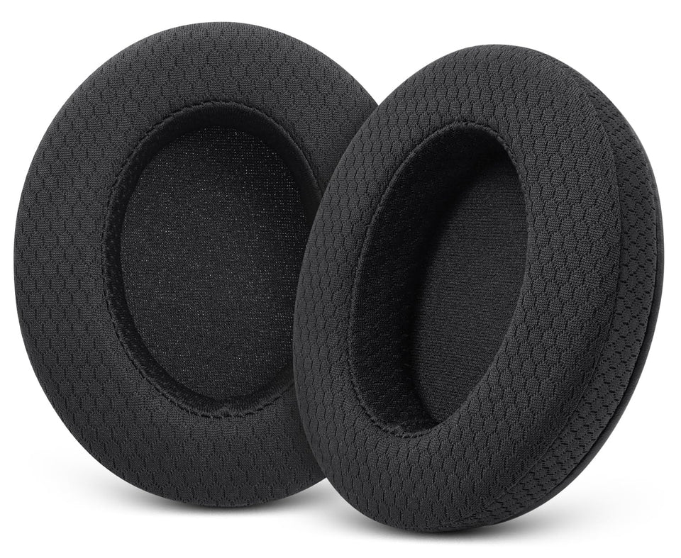 GVOEARS breathable mesh earpads for HyperX Cloud ensure cooler, comfortable wear.