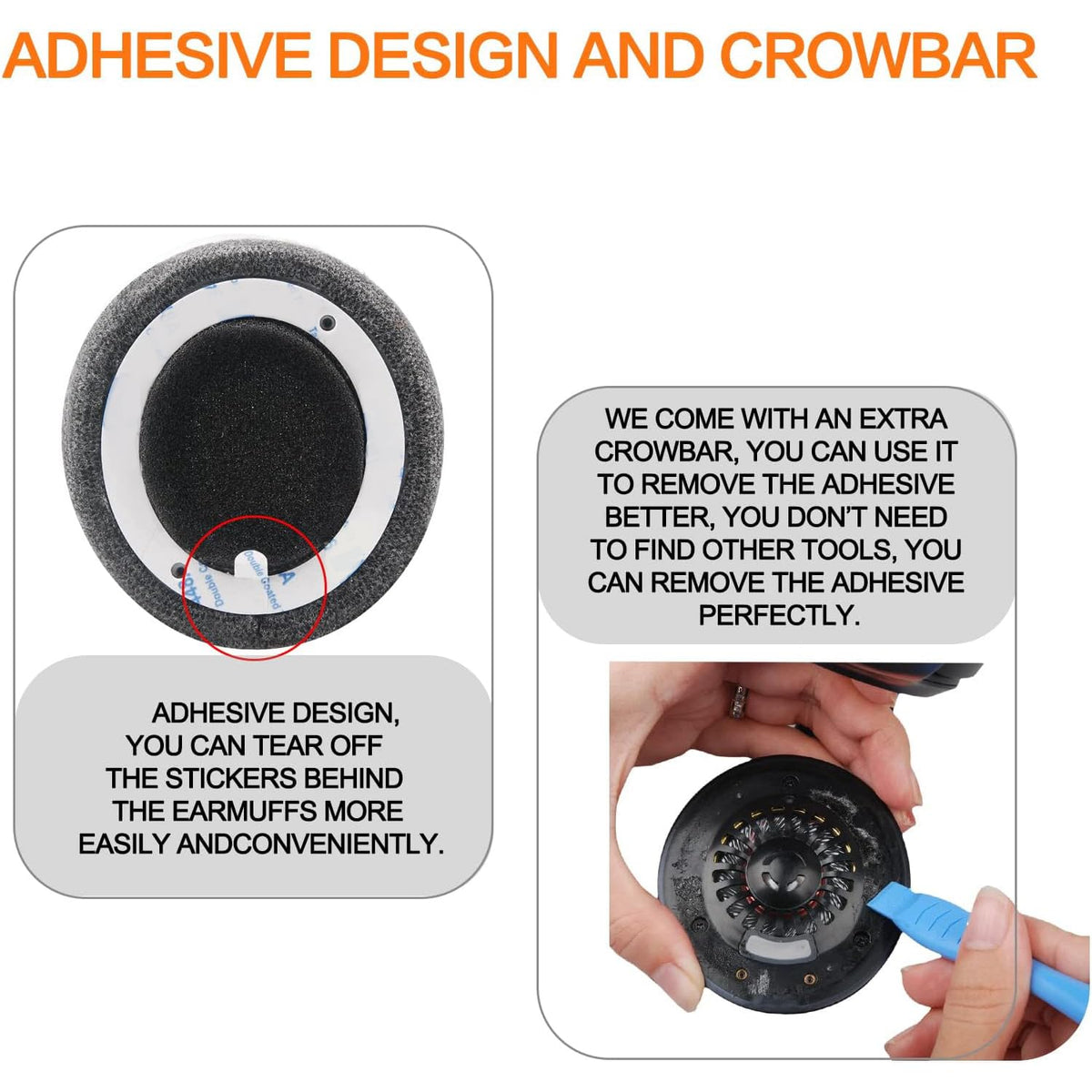 G GVOEARS velour fabric detail highlighting soft touch and dust resistance.