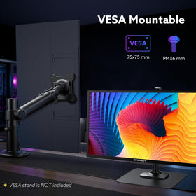 GWSGUT built-in stand and tilt enable comfortable desk setups.