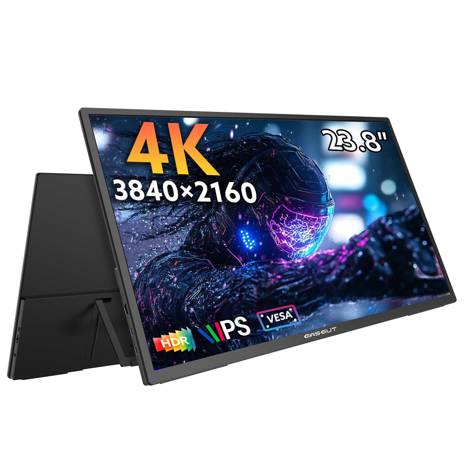 GWSGUT 4K UHD portable monitor for multitasking on the go.