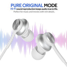 GWVTJQ USB-C in-ear headphones with intelligent noise reduction for clearer calls.