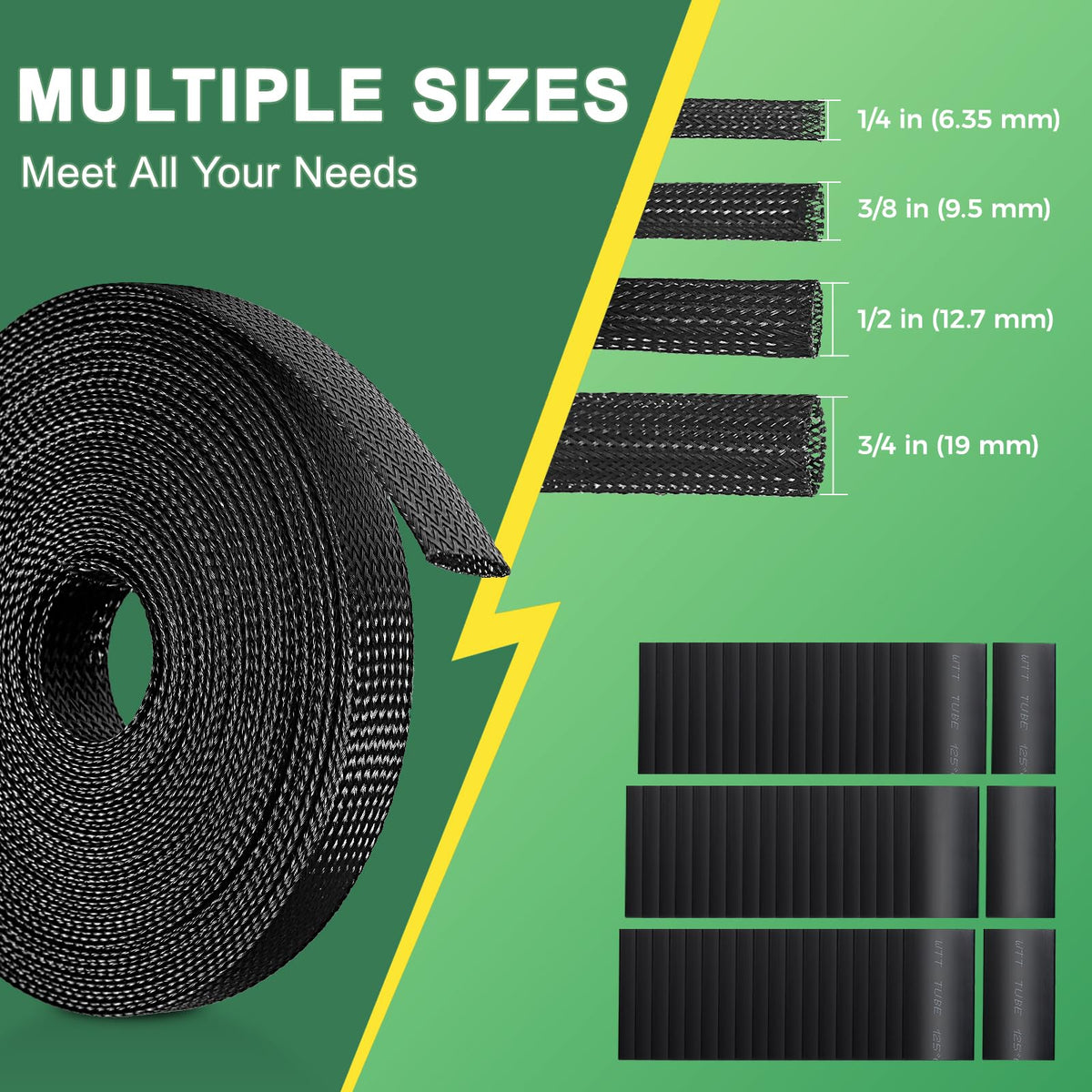 GYHCHJDZ braided PET texture close-up highlighting abrasion resistance