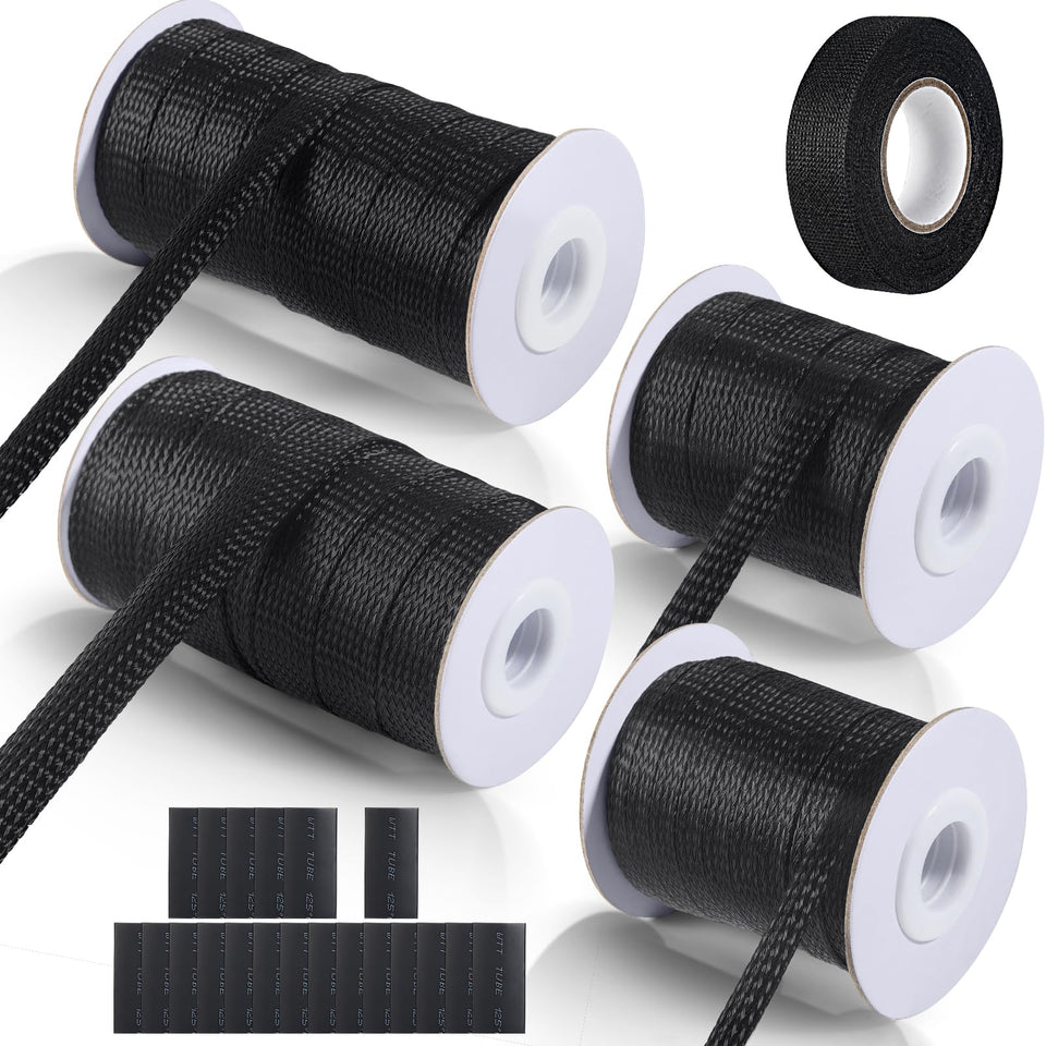 GYHCHJDZ kit front packaging showing all sleeving sizes and extras