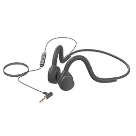 GZCRDZ air conduction open-ear headphones plug-and-play design for safer outdoor listening.