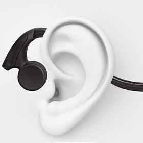 GZCRDZ bone conduction headphones with 1.2m cable for flexible movement.