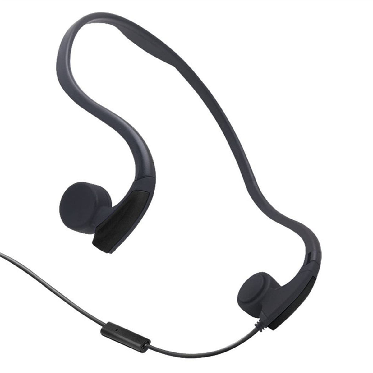 GZCRDZ bone conduction headphones front view, lightweight and comfortable for workouts.