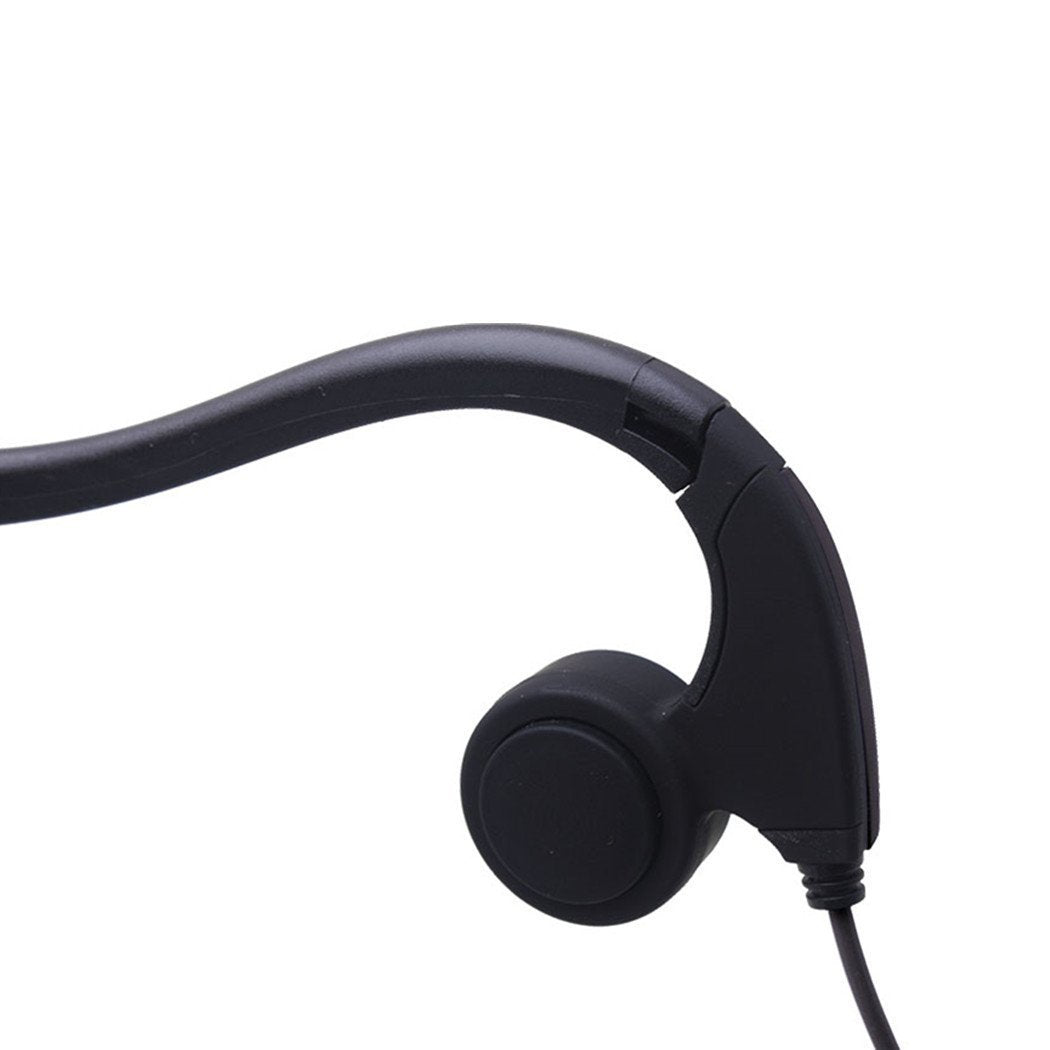 GZCRDZ bone conduction headphones with built-in mic for clear calls.